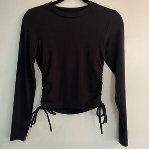 Zara Long Sleeve Crop Top